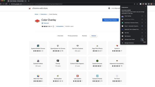 How to add a colour overlay extension in Google Chrome смотреть онлайн