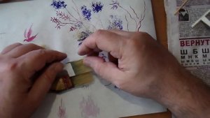 Как сделать супер-кисть для рисования пейзажей из дешевой малярной кисти. Юрий Орлич Art