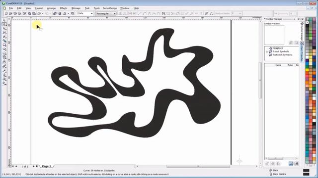 #14 Быстрое выделение всех узлов на одной кривой смотреть онлайн