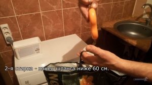 Сифонный эффект во время стирки: сравнение положений сливного шланга стиральной машины. Пламбер
