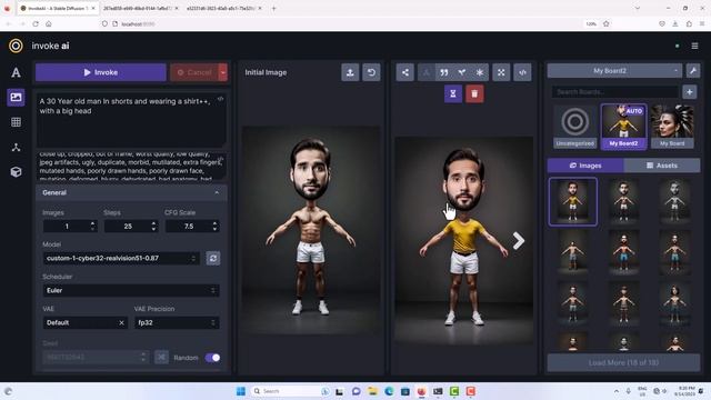 invoke AI controlnet pose with any 3D Software to Make your own poses смотреть онлайн
