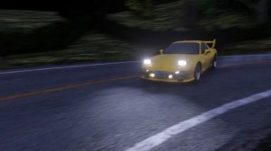 【頭文字D再現】AE86 vs FD3S in Blender 【Initial D × Blender】