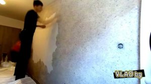 Нанесение Жидких Обоев Silk Plaster на стену! Рельеф 330