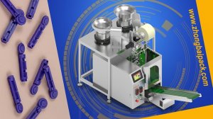 Машина для счета и упаковки ланцетов крови в пакеты