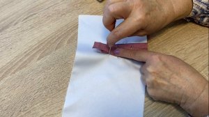 Как пришить манжеты. Разрез с планкой