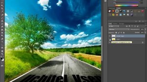 Уроки фотошопа- Как сделать эффект текста на асфальте