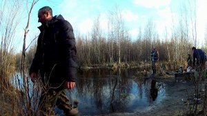 ЯМАЛ весенняя рыбалка на протоке ,язь,сорога,окунь