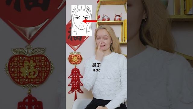 Китайская лексика. Лицо на китайском  #Shorts  #УрокКитайского