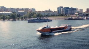 В Самаре запустили регулярные рейсы судна на подводных крыльях «Валдай 45Р-10» в Ширяево