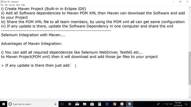 Selenium Class 38 - Selenium Project - Maven Integration with Selenium