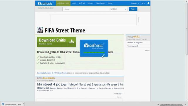 Como baixar o tema do fifa street 4 pc
