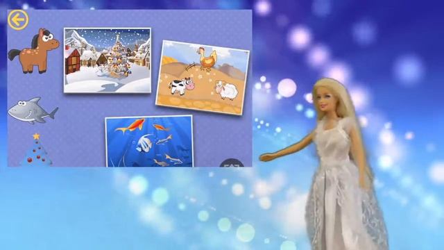Играем с Барби делаем красивый макияж - Развивающее видео для девочек