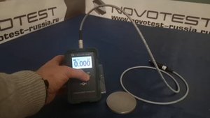 Меню и органы управления толщиномера покрытий NOVOTEST ТП-1