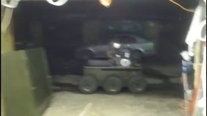 ТС-350. Первые метры после восстановления.
