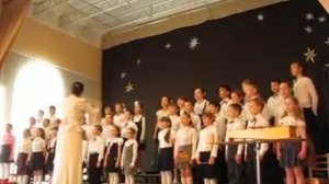 Хор средний, кандидатская группа. Вот солдаты идут.