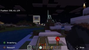 Minecraft_ Pier y lighthouse under construction