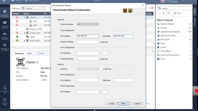 Checkpoint VSX clustering HA and VSLS mode configuration on R80.10 version, part1 смотреть онлайн
