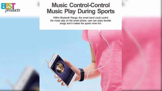 Hembeer E8 - 0.96-inch OLED display / Smart wristband pedometer / IPX7 waterproof смотреть онлайн