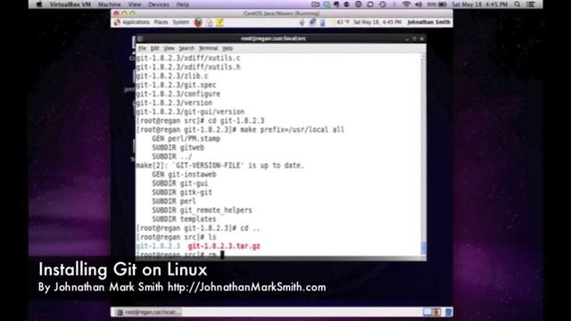 Installing Git on Linux By Johnathan Mark Smith смотреть онлайн