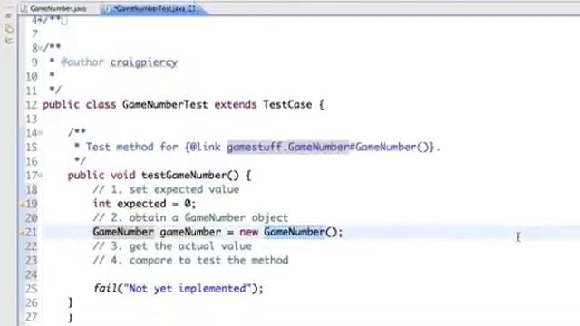 Creating a JUnit Test for GameNumber Java Class смотреть онлайн