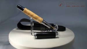 Füllfederhalter aus Muschelahorn und Büffelhorn - custom pen