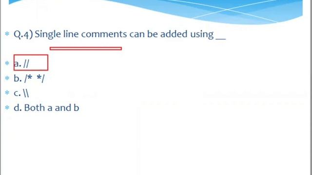 ICSE Java MCQ Set 16 смотреть онлайн