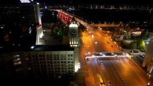 Ночной Красноярск с высоты / CINEMATIC VIDEO #KRASNOYARSK 4K