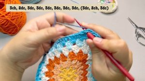 Boho style bag | How to Crochet Granny Square Cross body bag with August Craft & Crochet.