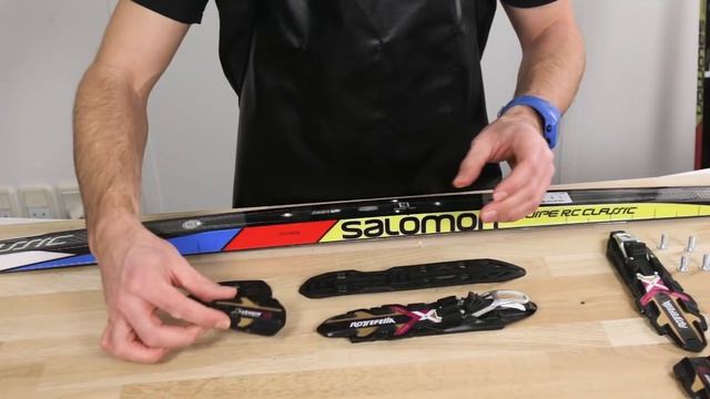 How to exchange SNS with NNN Bindings with mounting jig - Cross Country Ski Guide смотреть онлайн