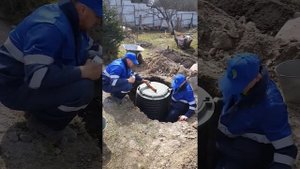 Монтаж дренажного колодца