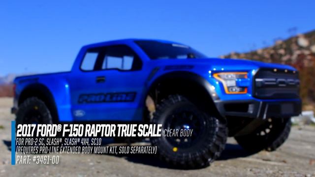 Pro-Line 2017 Ford F-150 Raptor Clear Body смотреть онлайн
