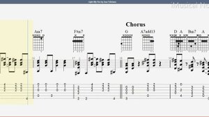 Guitar TAB - Jose Feliciano : Light My Fire | Tutorial Sheet Lesson #iMn