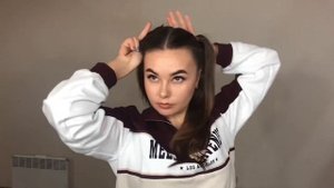 Прическа «рожки» на каждый день