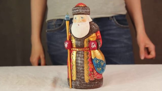 Деревянный резной Дед мороз | Дед Мороз - ручная работа смотреть онлайн