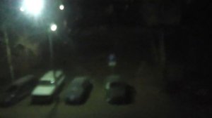 Из за салюта была сигнализация у машин