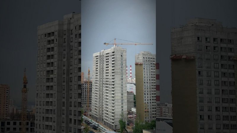 Краны, стройки, красивый вид #shorts