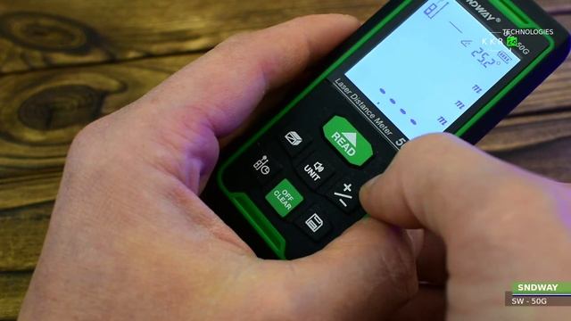 SNDWAY SW-50G Обзор зеленого лазерного дальномера. Лазер зеленый луч смотреть онлайн