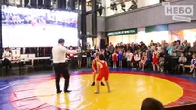 Как прошел детский турнир по вольной борьбе за кубок Деда Мороза в ТРК «НЕБО