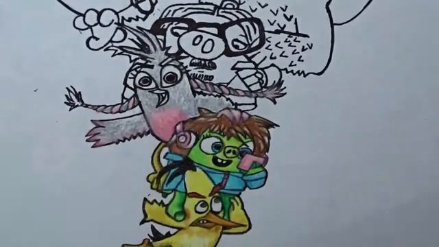 Drawing Angry Birds 2 Movie Poster смотреть онлайн