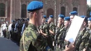 Присяга 2010г. ВДВ -Тула.