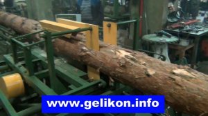 лафетно брусующий станок с кантователем бревна и вытягиванием слд-2п-1000М