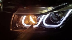 Работа фар от Eagle Eyes (Тайвань)