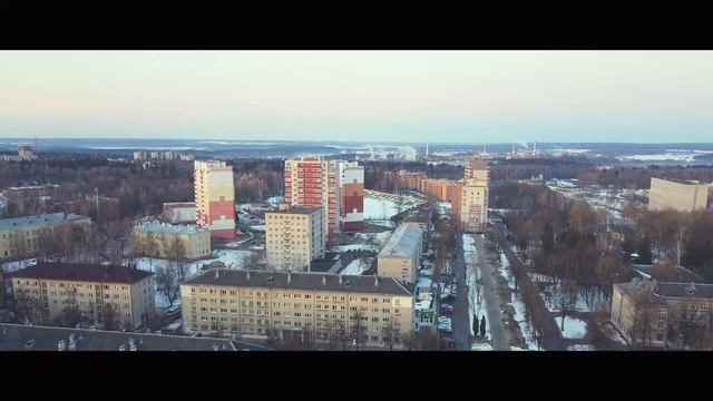 Утро в Обнинске с высоты птичьего полета смотреть онлайн