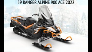 Обзор снегохода Lynx 59 Ranger Alpine 900 ACE 2022 с аксессуарами.