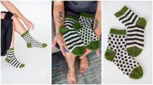 Классический перекрестный набор петель для носков