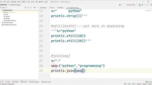 WHAT IS STRING FORMATTING USING FUNCTION | @PRIcodeVI #python #pythonprogramming