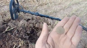 Интересные находки в пустом поле с металлоискателем