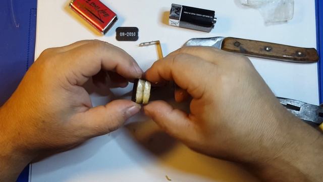 Батарейка Крона , как устроена современная 6F22  9v , что внутри .