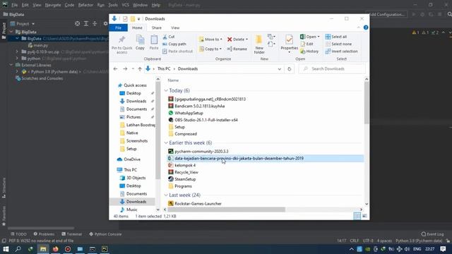 Cara Install Spark dan Buka file .CSV di Python PART2 смотреть онлайн