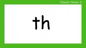 'th' Words _ Blending Phonics Phase 3